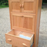 Cherry Leaf Armoire Desk Drawer