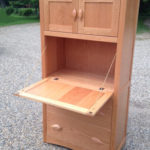 Cherry Leaf Armoire Desk