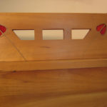 Rosebud Cherry Desk Detail