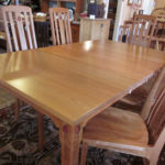 Rosebud Cherry Dining Table With Leaves