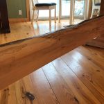 Spalted Maple River Table Trestle