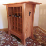 Vineyard Wine Cabinet side view