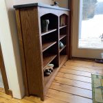 Bookcase Oak Double Wide Side