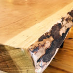 Live Edge Cherry Table Detail