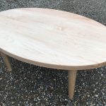 Oval Maple Coffee Table
