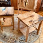 Rustic Cherry Side Tables