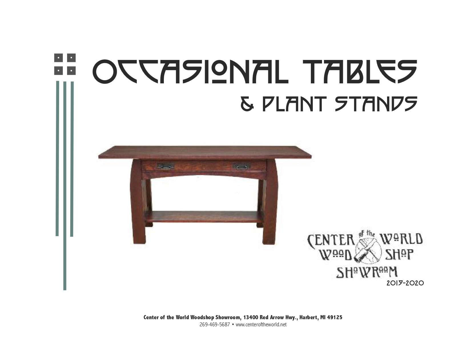 Occasional Table Catalog Cover 2019