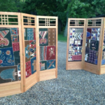 Custom Folding Screens with Batik Insets