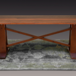 ​Hillcrest Plank-Top Cherry Harvest Table