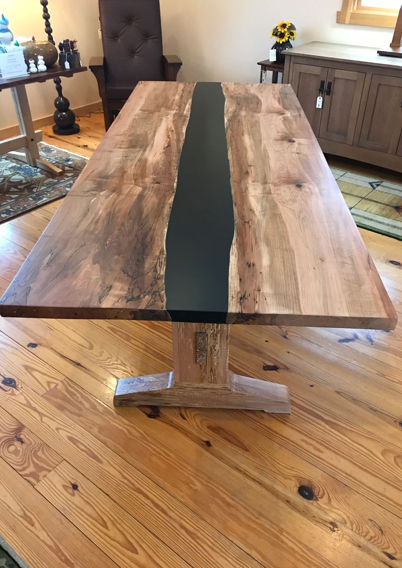 Spalted Maple RiverTop Dining Table